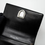 DIOR MINI DIORAMA BAG CALFSKIN BLACK SHW