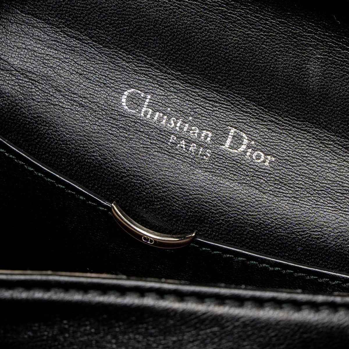 DIOR MINI DIORAMA BAG CALFSKIN BLACK SHW