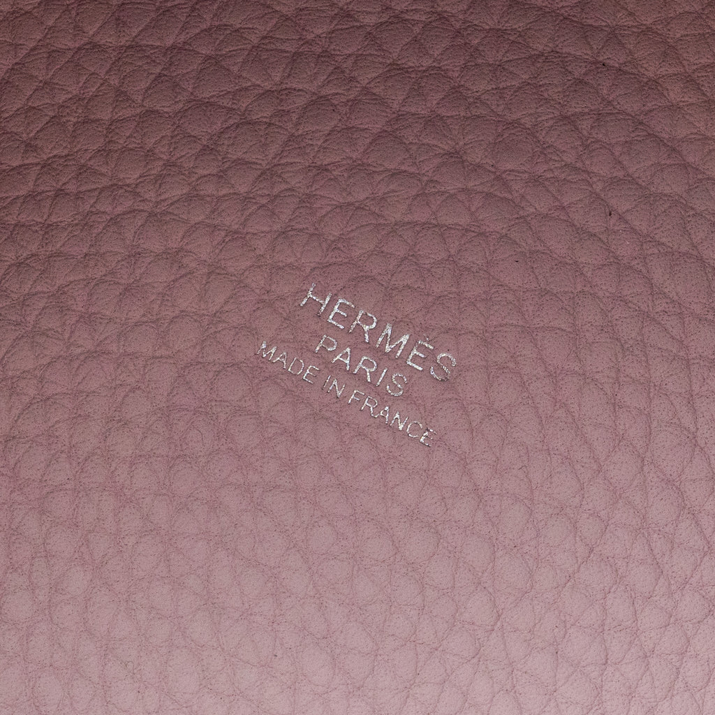 Hermes Picotin 18 Lock Bag Clemence Mauve Pale SHW