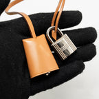 Hermes Herbag 31 Zip Bag Canvas/Hunter Leather Blue SHW