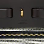 Hermes Herbag 31 Berline Canvas Noir/Ecru-Noir/Ebene GHW