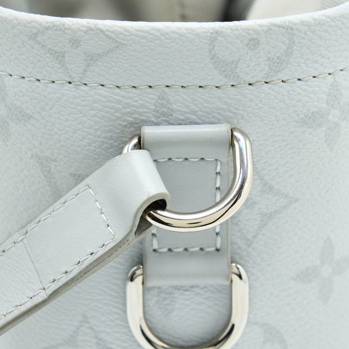 LOUIS VUITTON CHALK NANO BAG MONOGRAM CANVAS SHW