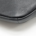 GUCCI MINI PRINT BELT BAG CALFSKIN BLACK GHW