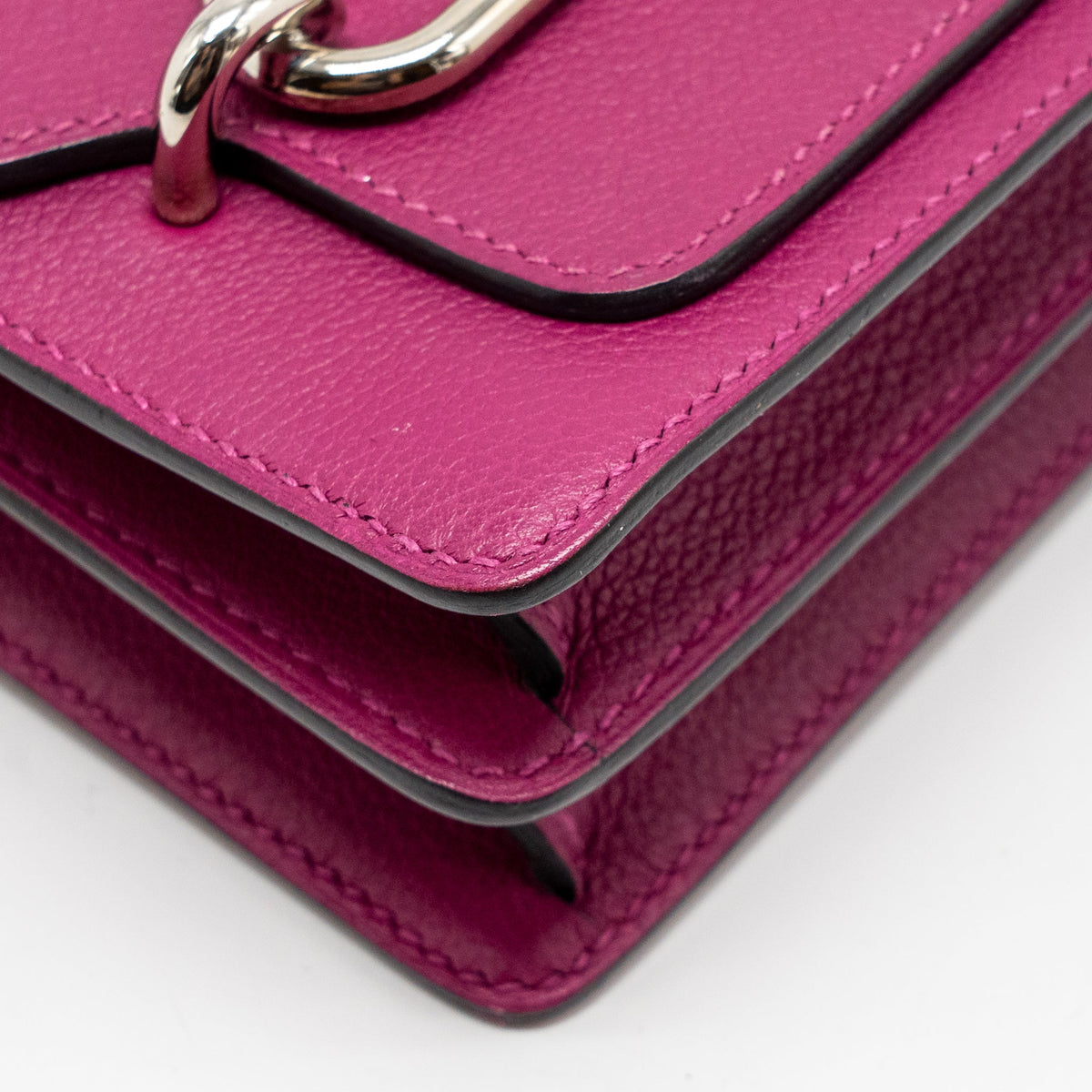 Hermes Mini Roulis Evercolor Rose Purple SHW