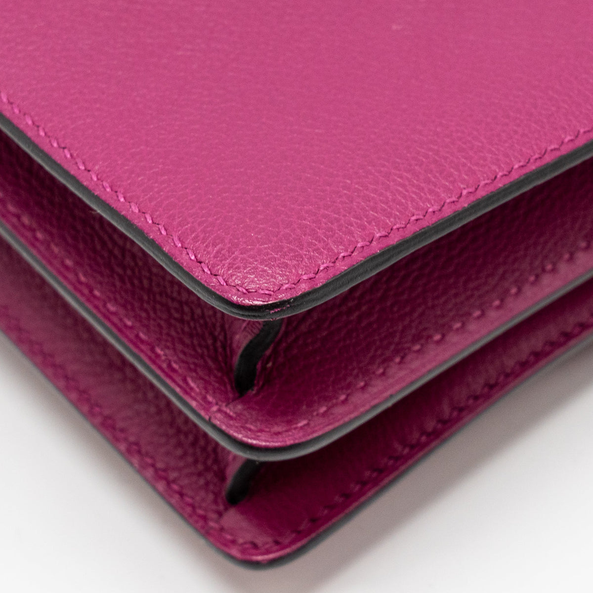Hermes Mini Roulis Evercolor Rose Purple SHW