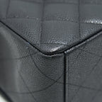 CHANEL CAVIER CLASSIC MAXI DOUBLE FLAP BAG BLACK SHW