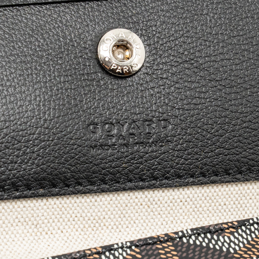 Goyard Saint Louis GM tote bag goyardline canvas / calfskin black