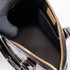LOUIS VUITTON ALMA BB PATENT AMARANTE GHW