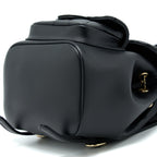 CHANEL DUMA MINI BACKPACK LAMBSKIN BLACK LGHW (MICROCHIP)