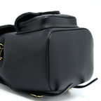 CHANEL DUMA MINI BACKPACK LAMBSKIN BLACK LGHW (MICROCHIP)