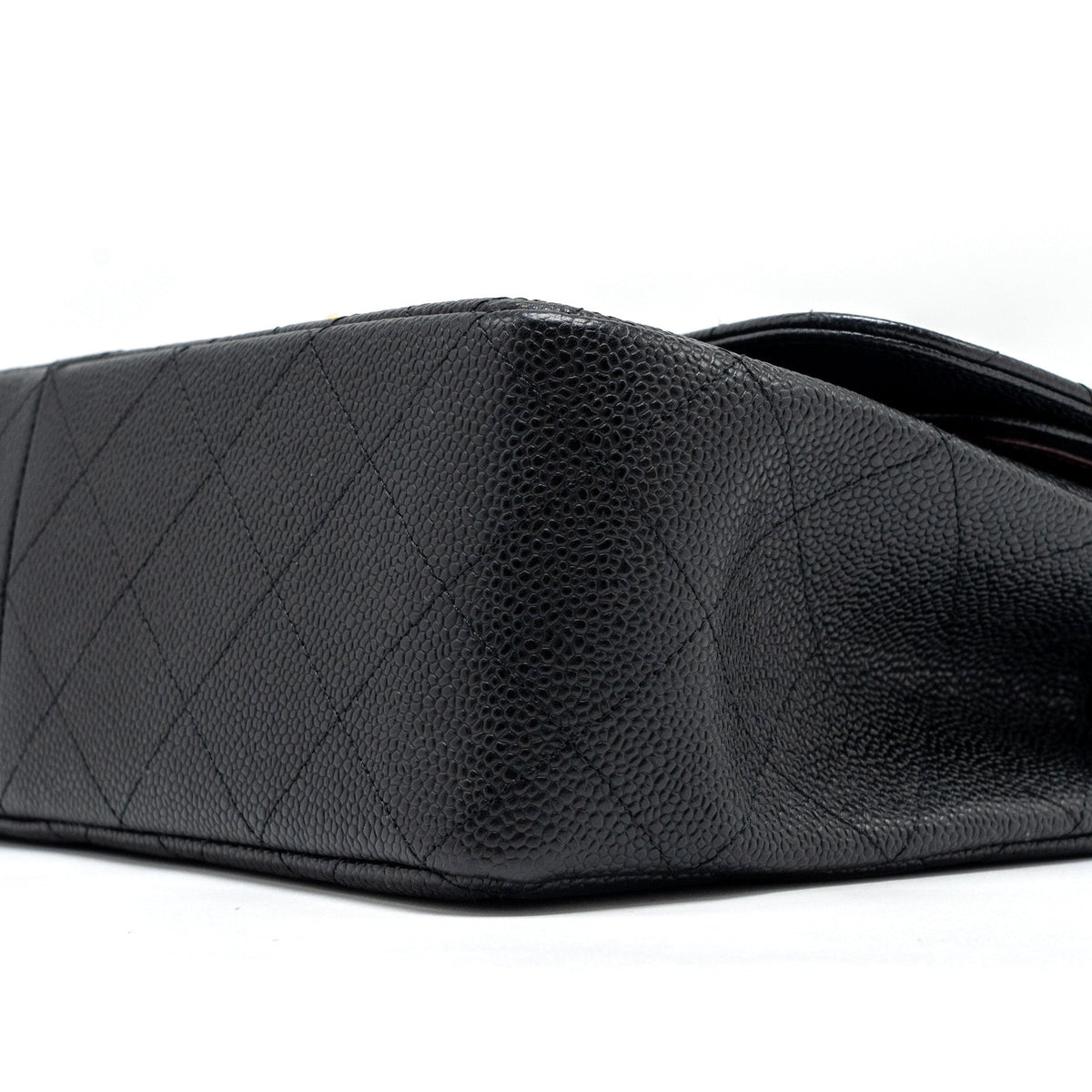 CHANEL JUMBO CLASSIC DOUBLE FLAP BAG CAVIAR BLACK GHW