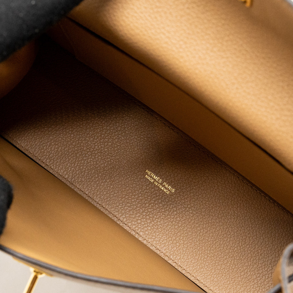 Hermes Kelly Danse Evercolor Chai GHW