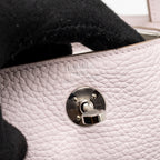 Hermes Mini Lindy clemence Mauve Pale SHW