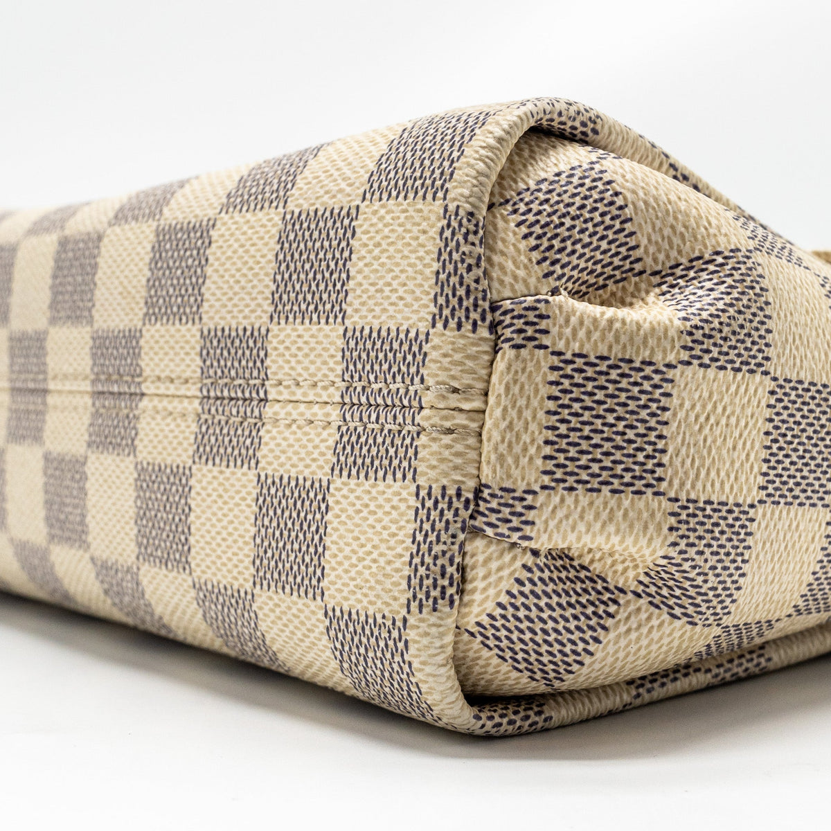 LOUIS VUITTON CROISETTE DAMIER AZUR CANVAS WHITE GHW