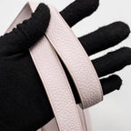 Hermes Mini Lindy clemence Mauve Pale SHW