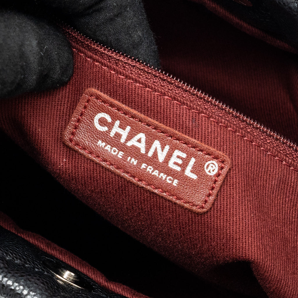 CHANEL MATTRESSES CHAIN TOTE BAG CAVIAR BLACK SHW