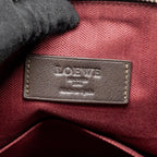 Loewe Anagram Briefcase Grained Calfskin Brown SHW
