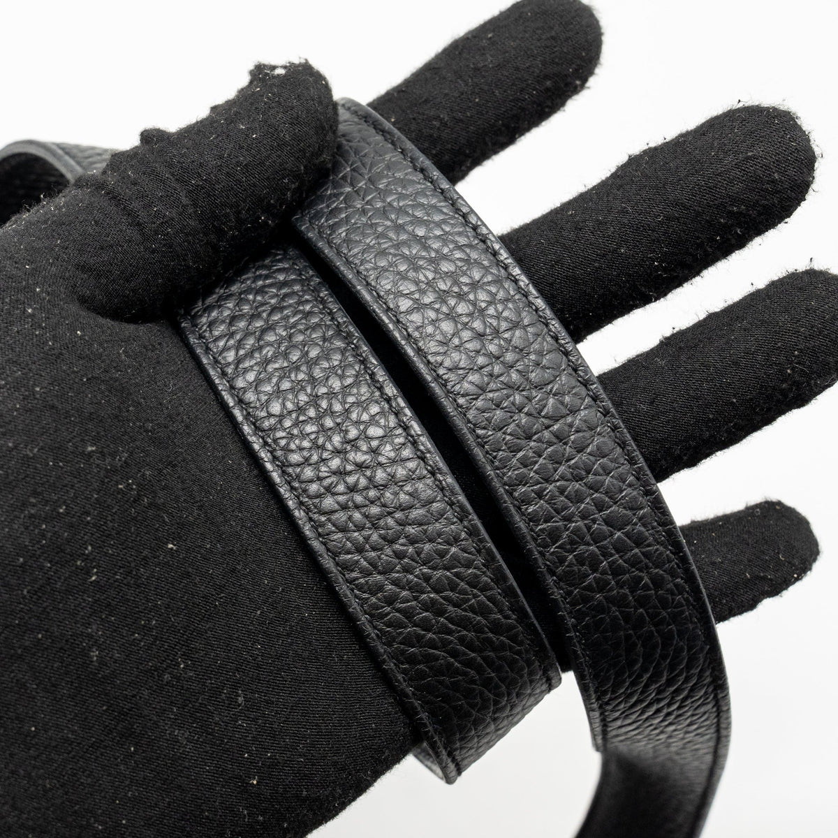 Hermes Mini Lindy Clemence Black GHW