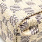LOUIS VUITTON CROISETTE DAMIER AZUR CANVAS WHITE GHW