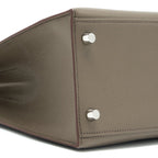 Hermes Kelly 28 Epsom 8F Gris Etain SHW