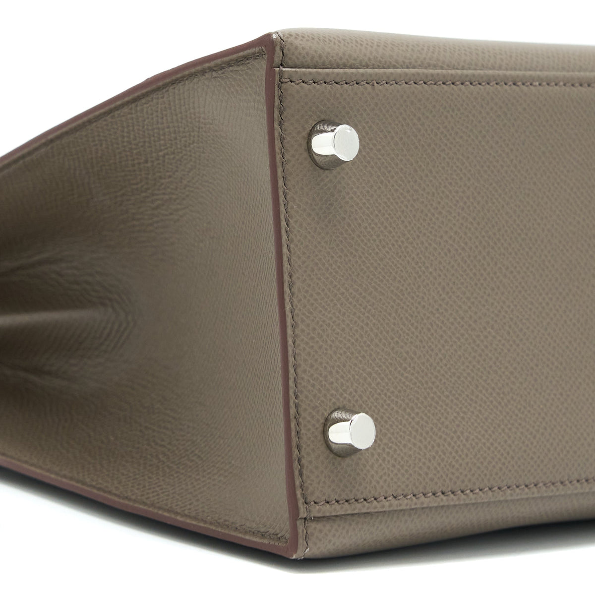 Hermes Kelly 28 Epsom 8F Gris Etain SHW
