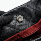 CHANEL MATTRESSES CHAIN TOTE BAG CAVIAR BLACK SHW