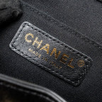 CHANEL 24P MINI DUMA BACKPACK CALFSKIN BLACK LGHW (MICROCHIP)