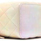 CHANEL 22P TOP HANDLE LONG VANITY CASE LAMBSKIN MULTICOLOUR GHW
