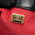 CHANEL SMALL 19 BAG LAMBSKIN BLACK MULTICOLOUR HARDWARE (MICROCHIP)