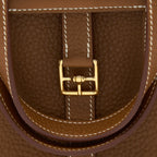 HERMES HALZAN 25 BAG CLEMENCE GOLD GHW