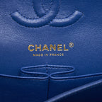 CHANEL CLASSIC SMALL DOUBLE FLAP CAVIAR NAVY LGHW
