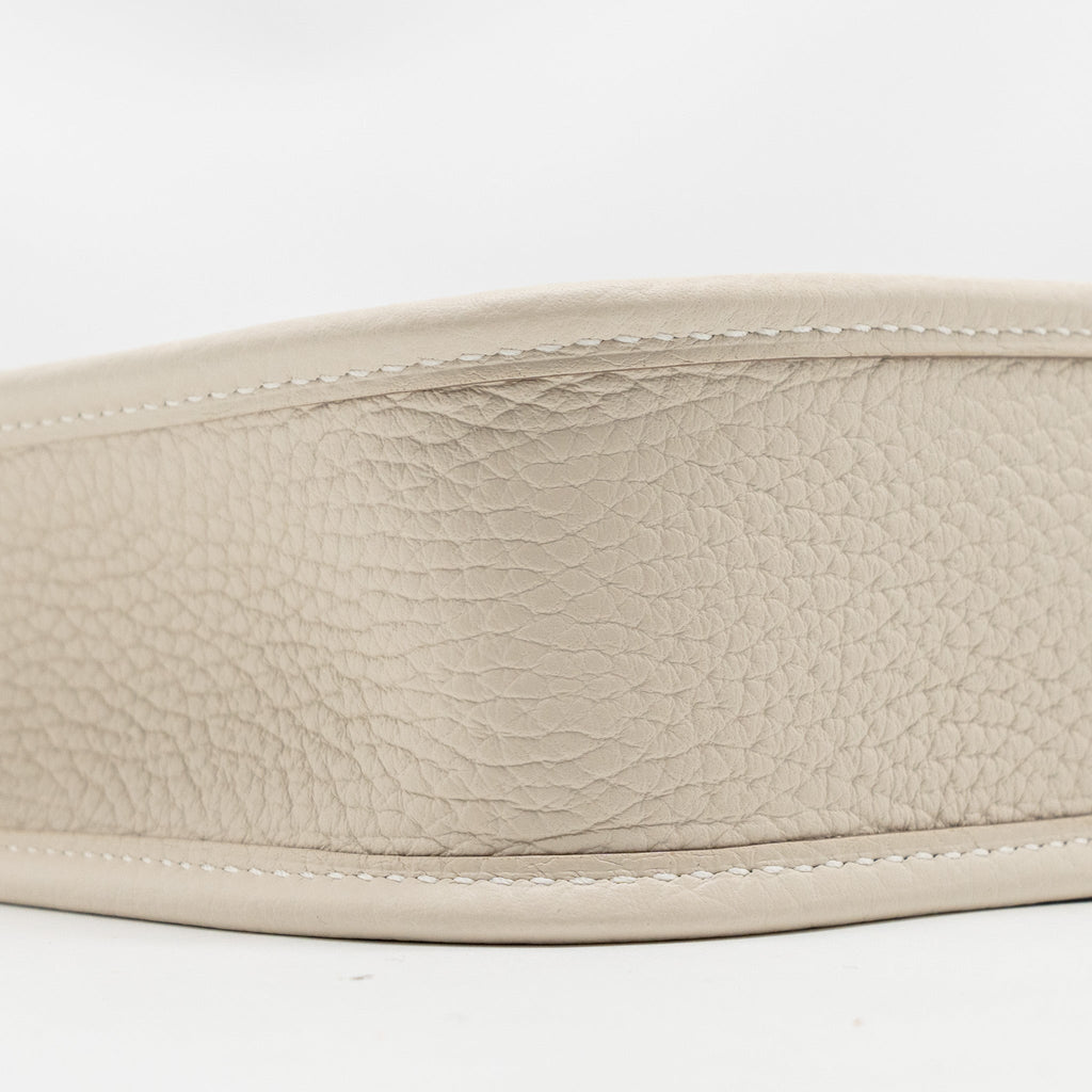 Hermes Mini Evelyne Clemence Craie GHW