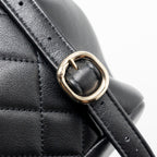 CHANEL 24P MINI DUMA BACKPACK CALFSKIN BLACK LGHW (MICROCHIP)