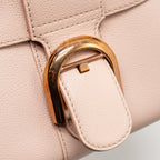Delvaux mini brilliant bag grained calfskin light pink RGHW