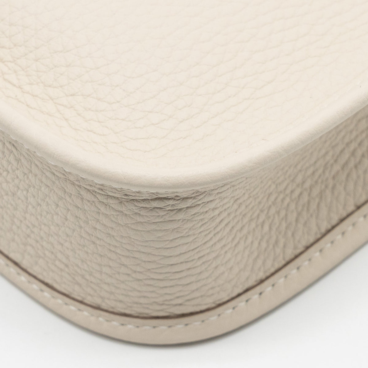 Hermes Mini Evelyne Clemence Craie GHW