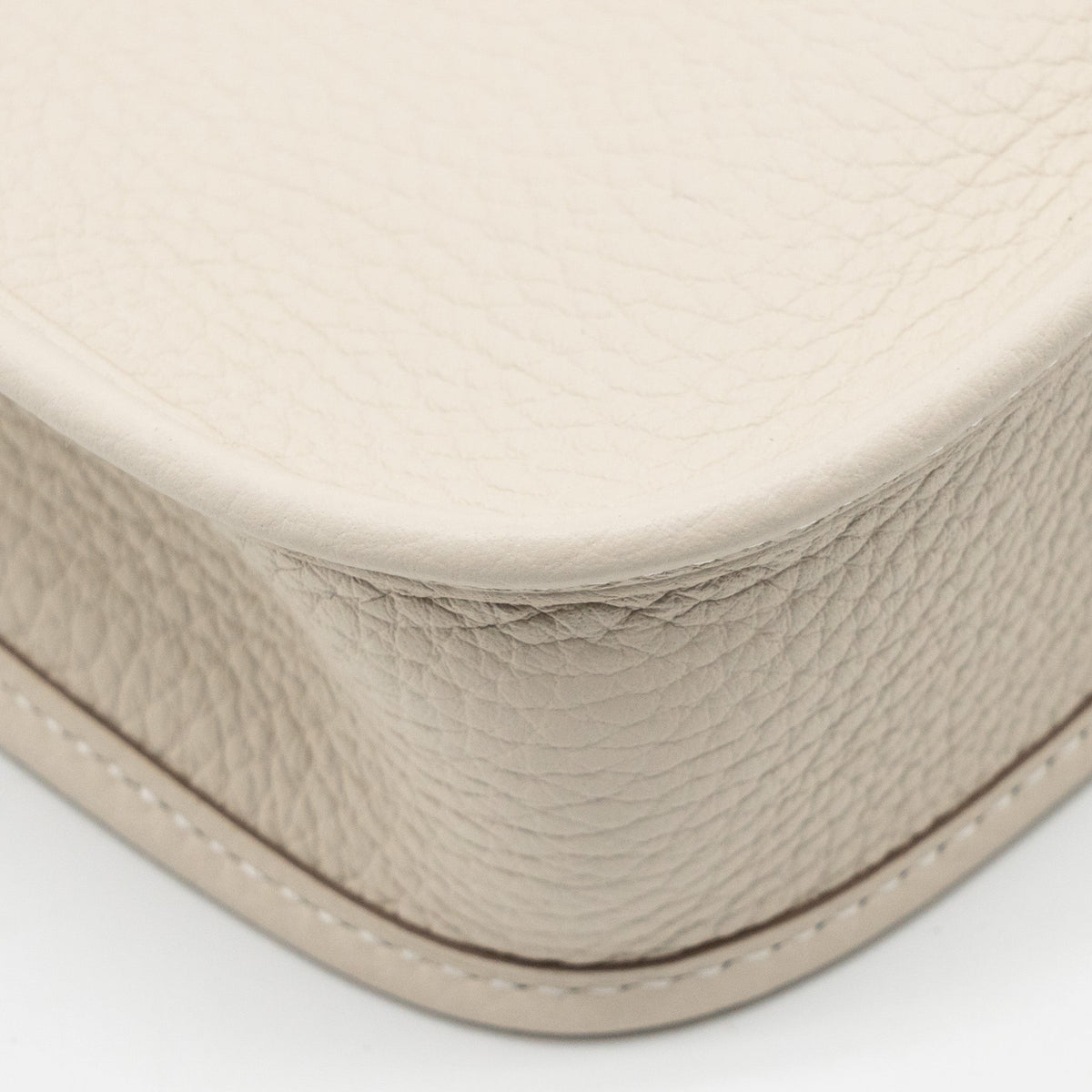 Hermes Mini Evelyne Clemence Craie GHW