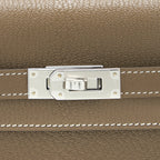 Hermes Kelly To Go Chevre Mysore Etoupe SHW