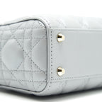 CHRISTIAN DIOR MINI LADY DIOR LIGHT GREY