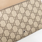 GUCCI DIONYSUS WALLET ON CHAIN GG SUPREME CANVAS / LEATHER BEIGE SHW