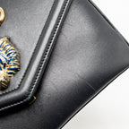 Gucci Rajah shoulder bag calfskin black GHW