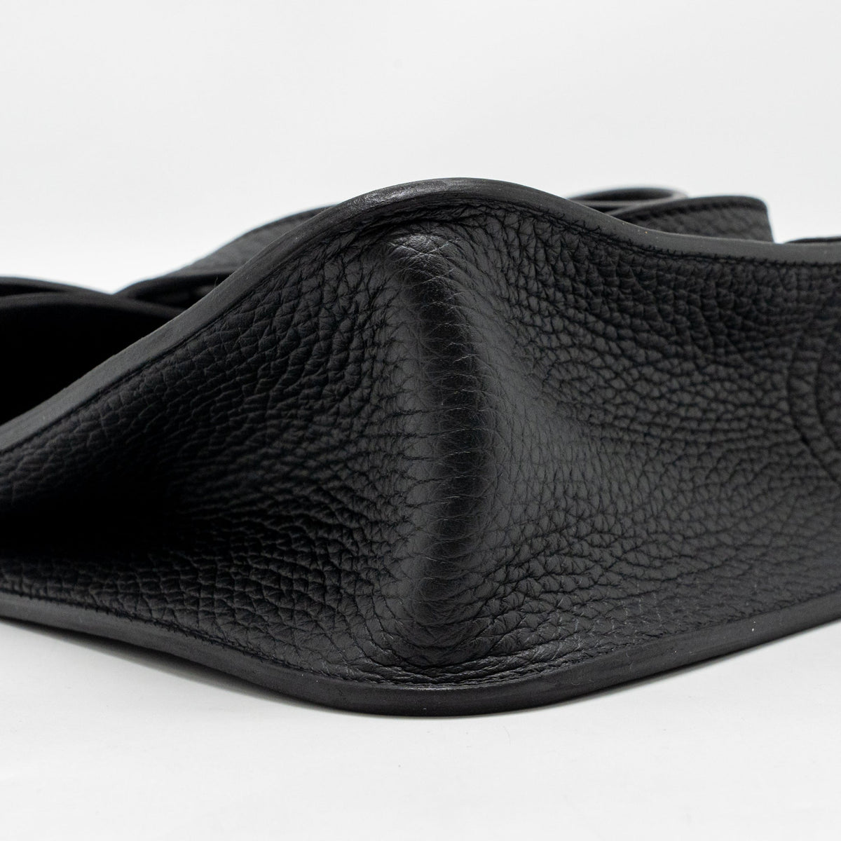 Hermes Halzan 25 Clemence Black GHW