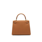 Hermes Kelly 25 Sellier 37 Gold with GHW