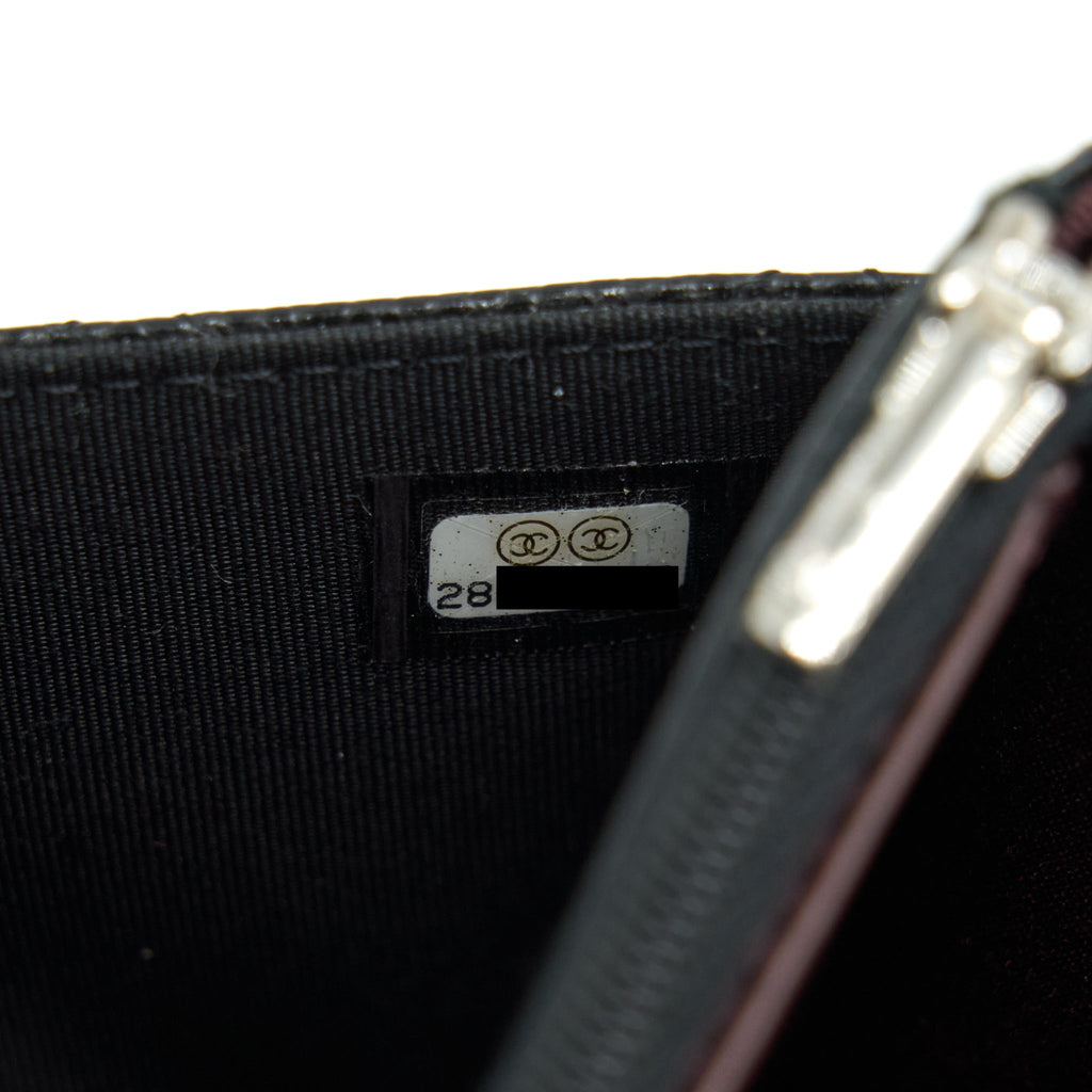 CHANEL CLASSIC WALLET ON CHAIN CAVIAR BLACK SHW