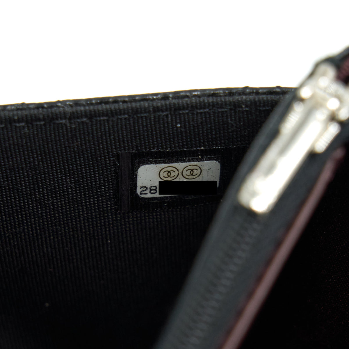 CHANEL CLASSIC WALLET ON CHAIN CAVIAR BLACK SHW
