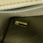CHANEL CHEVRON MINI RECTANGULAR FLAP BAG CALFSKIN KHAKI GHW