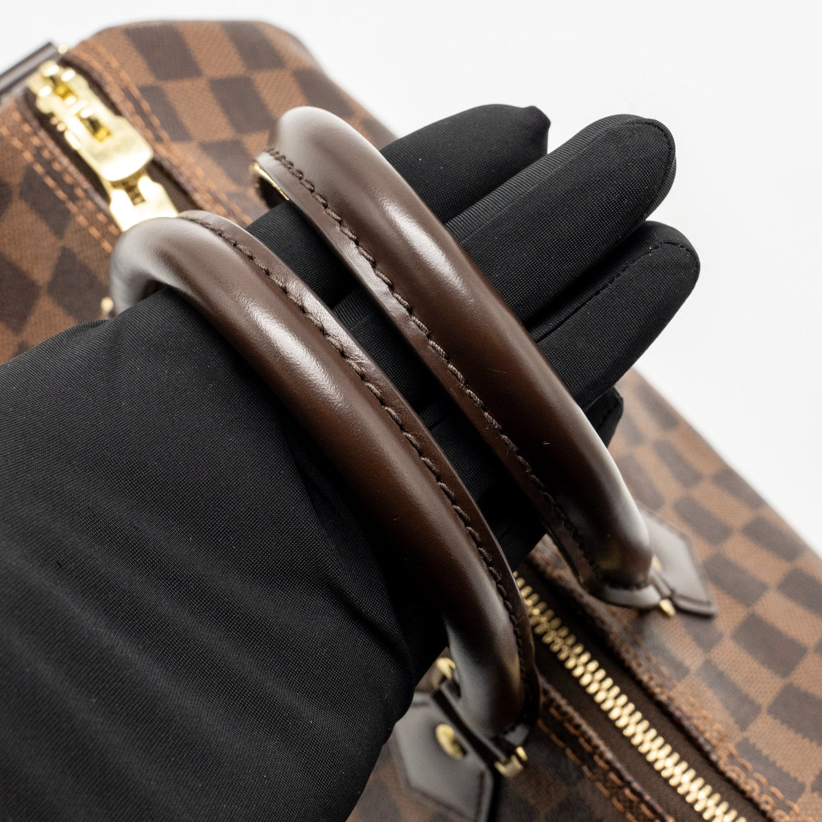 Louis Vuitton speedy Bandouliere 25 damier ebene canvas/leather GHW