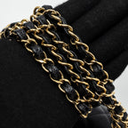 CHANEL MEDIUM CLASSIC DOUBLE FLAP BAG CAVIAR BLACK GHW