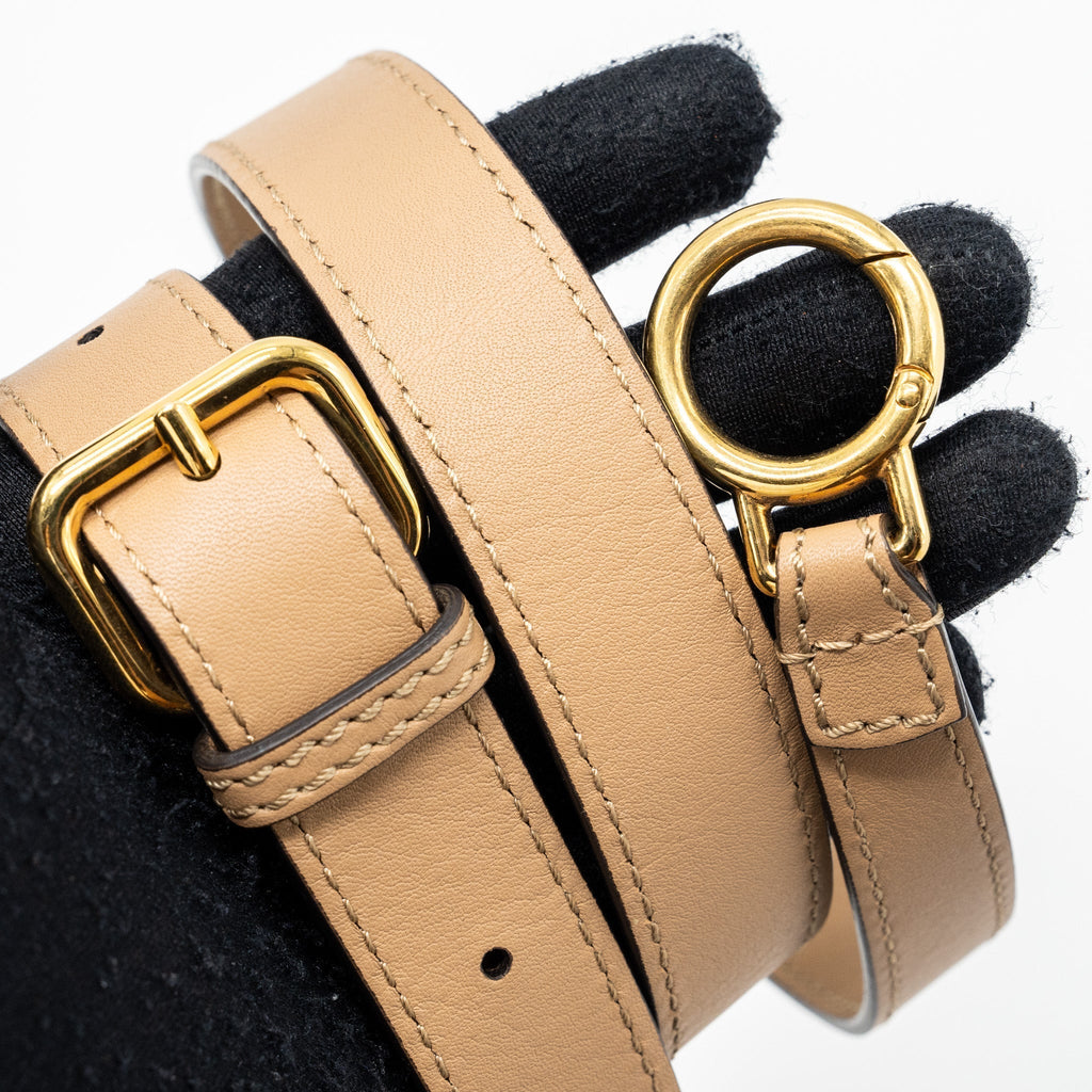 FENDI MEDIUM PEEKABOO CALFSKIN TOBACCO MULTICOLOUR HARDWARE