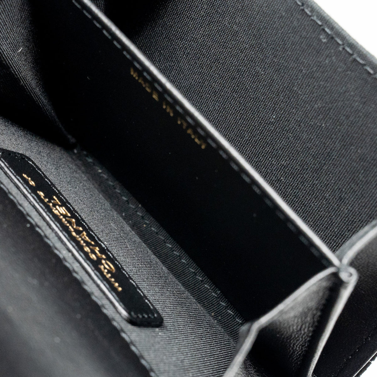 Chanel Crystal CC Card Holder Velvet Black LGHW