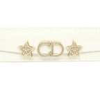 DIOR SMALL LADY DIOR LAMBSKIN WHITE LGHW